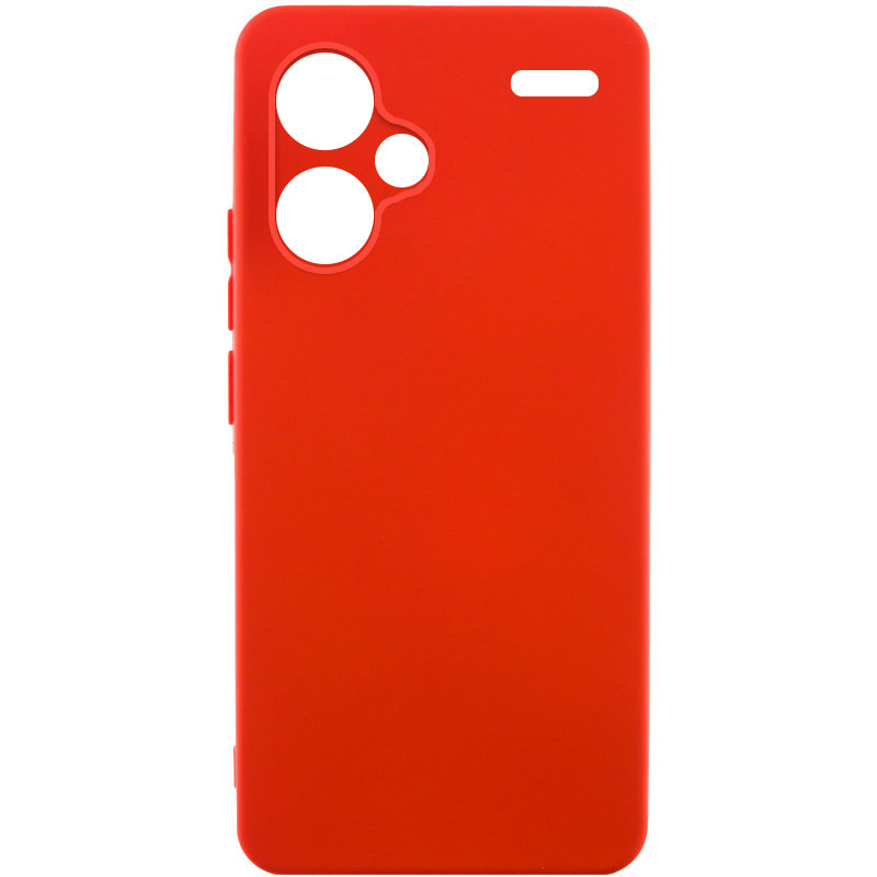 Чехол Silicone Cover Lakshmi Full Camera (A) для Xiaomi Redmi Note 13 Pro+ (Красный / Red)