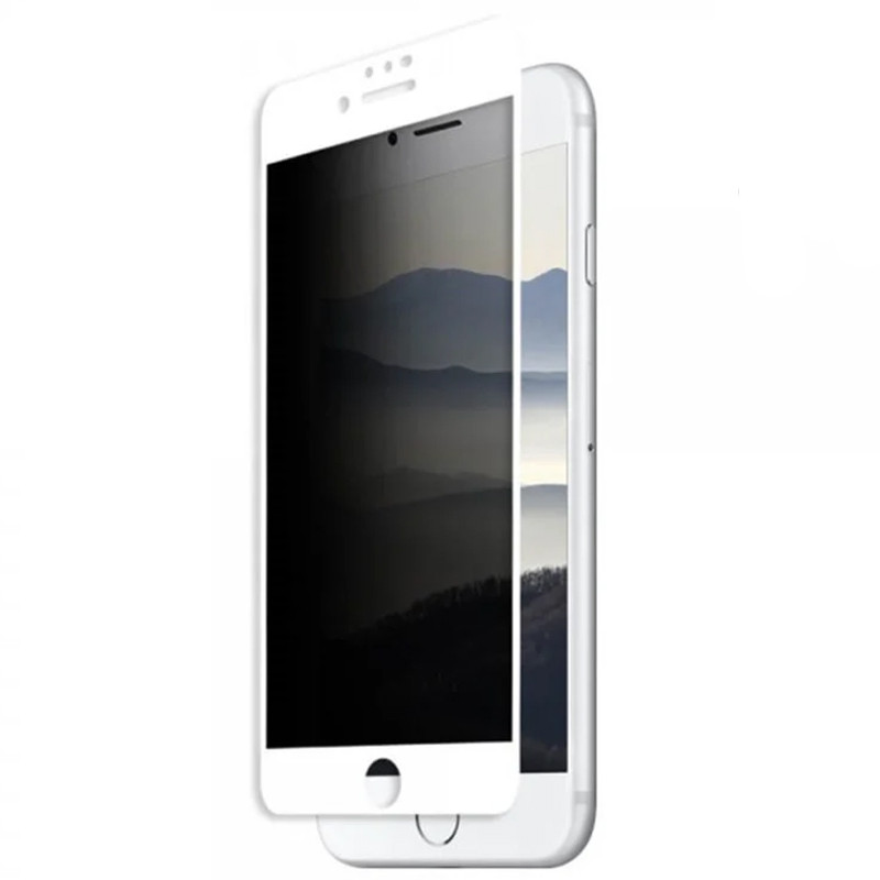 Фото Защитное стекло Privacy 5D (тех.пак) для Apple iPhone 7 / 8 / SE (2020) (4.7") (Белый) в магазине vchehle.ua