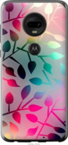 Чехол Листья для Motorola Moto G7