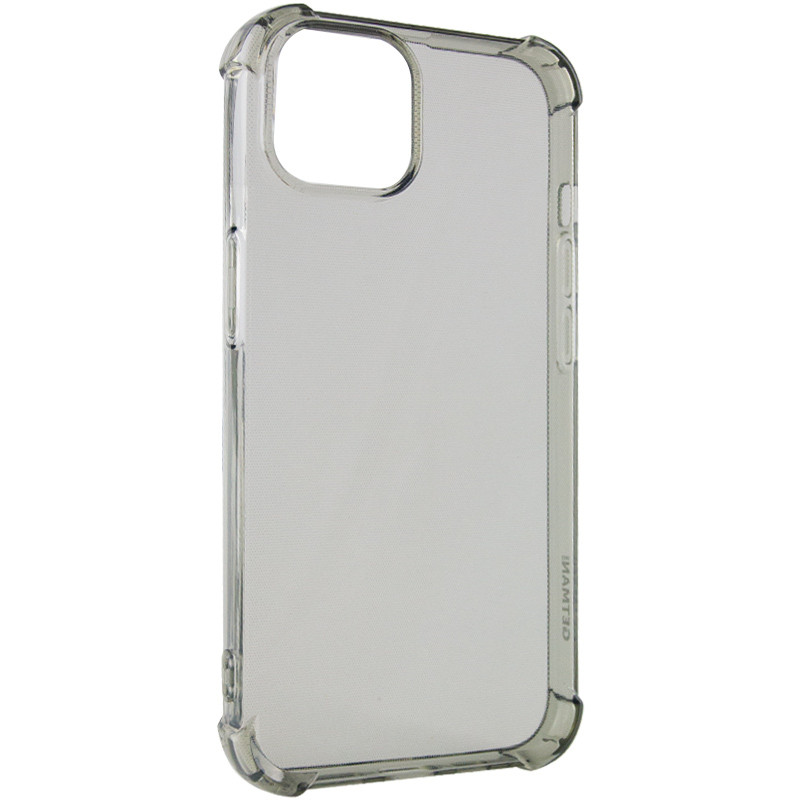 Фото TPU чехол GETMAN Ease logo усиленные углы для Apple iPhone 13 mini (5.4") (Серый (прозрачный)) на vchehle.ua