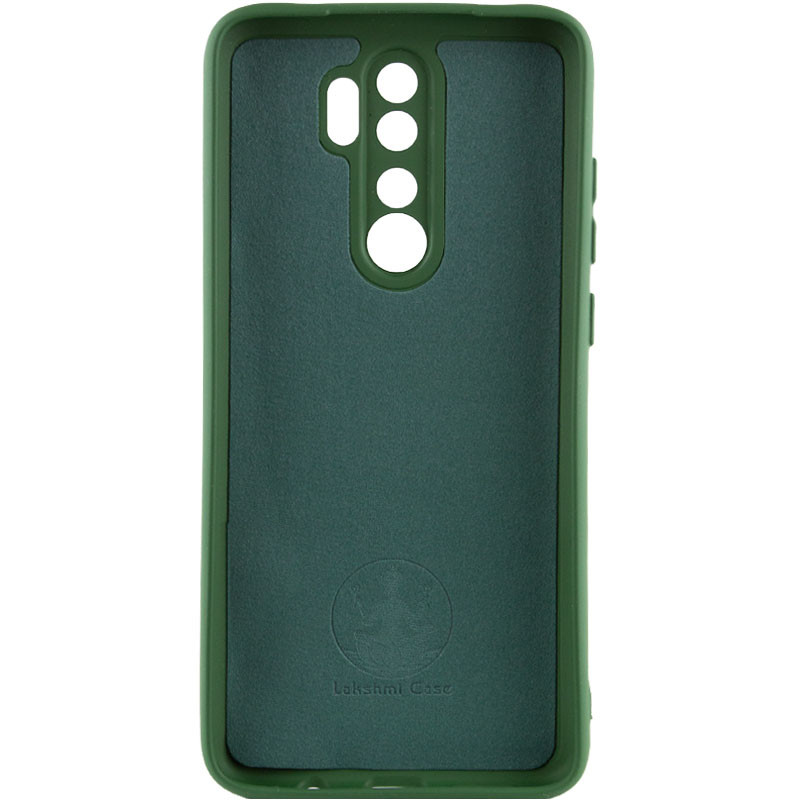 Фото Чохол Silicone Cover Lakshmi Full Camera (AA) на Xiaomi Redmi 9 (Зелений / Dark green) в маназині vchehle.ua