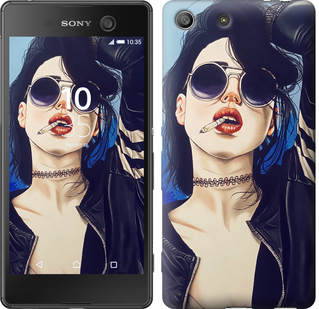 

Чехол Девушка на стиле для Sony Xperia M5 Dual 643830