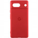 Чехол Silicone Cover Lakshmi Full Camera (AAA) with Logo для Google Pixel 7a (Красный / Red)