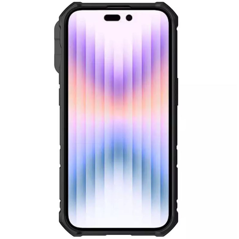 Купить TPU+PC чехол Nillkin CamShield Armor Pro no logo (шторка на камеру) для Apple iPhone 14 Pro Max (Зеленый) на vchehle.ua