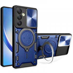 Ударопрочный чехол Bracket case with Magnetic для Samsung Galaxy M55