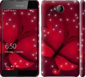 Чехол Лунная бабочка для Nokia Lumia 650