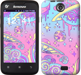 

Чехол Розовая галактика для Lenovo A300 633337
