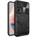 Фото Ударопрочный чехол Bracket case with Magnetic для Xiaomi Poco F5 Pro / Redmi K60 / K60 Pro (Black) на vchehle.ua