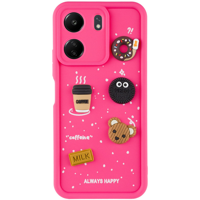 Фото Чехол TPU Toys Case для Xiaomi Redmi 13C / Poco C65 (Pink / Always Happy) на vchehle.ua