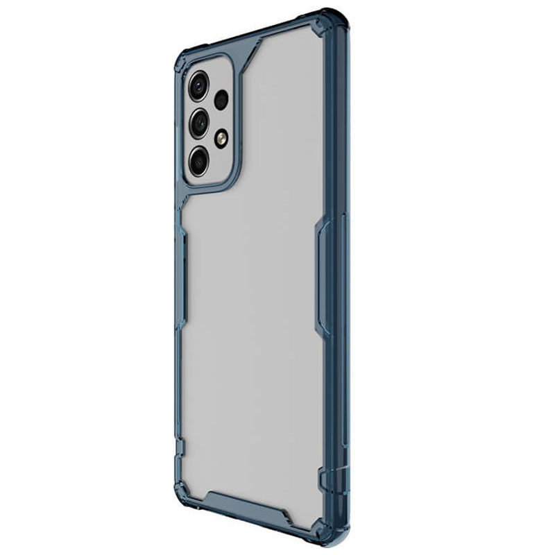 TPU чехол Nillkin Nature Pro Series для Samsung Galaxy A73 5G (Синий (прозрачный)) в магазине vchehle.ua