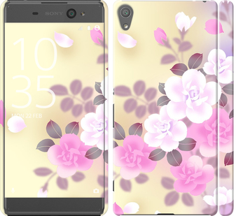 Чехол Японские цветы для Sony Xperia XA F3112