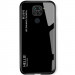TPU+Glass чехол Gradient HELLO для Xiaomi Redmi Note 9 / Redmi 10X (Черный)