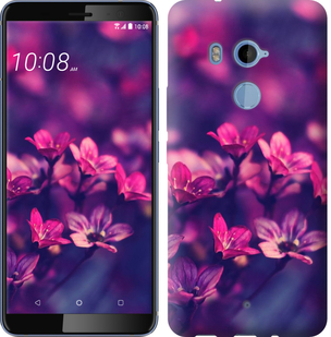 

Чехол Пурпурные цветы для HTC U11 Plus 631326