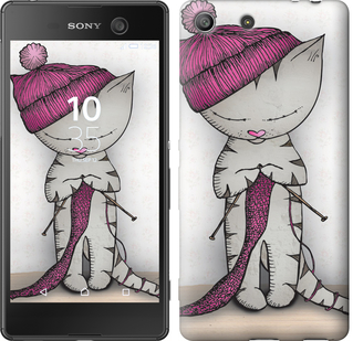 

Чехол Кошка рукодельница для Sony Xperia M5 584296