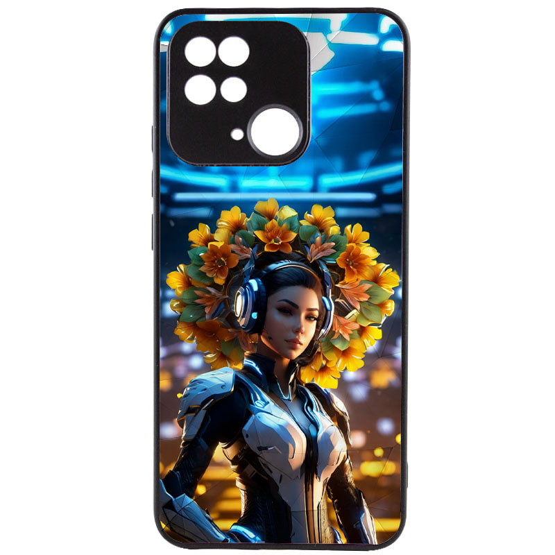 TPU+PC чохол Prisma Ladies на Xiaomi Redmi 10C / Poco C40 (Cyberpunk)