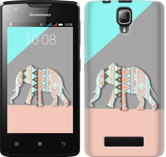 

Чехол Узорчатый слон для Lenovo A1000 224641