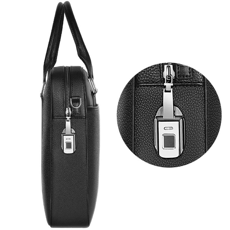 Купити Сумка для ноутбука WIWU Master Fingerprint Lock Brief (Black) на vchehle.ua