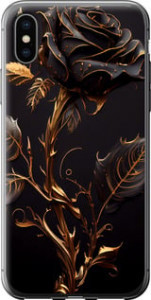 Чехол Роза 3 для iPhone XS