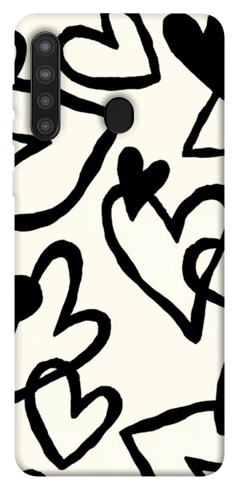 

Чехол Black heart для Galaxy A21 1098339