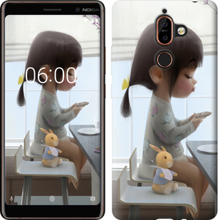

Чохол Мила дівчинка з зайчиком на Nokia 7 Plus 636794