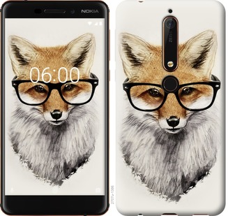 

Чохол Лис в окулярах на Nokia 6.1 688825
