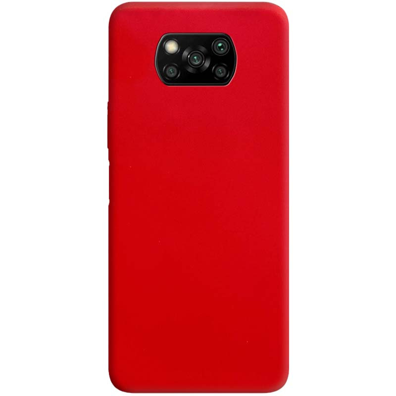 

Силиконовый чехол Candy для Xiaomi Poco X3 NFC (Красный) 1067251