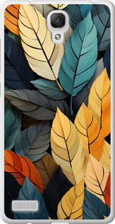 

Чохол Кольорове листя на Xiaomi Redmi Note 1629387