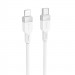 Дата кабель Hoco X109 Energy silicone Type-C to Lightning (1m) (White)