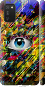 Чехол Абстрактный глаз для Samsung Galaxy A03s A037F