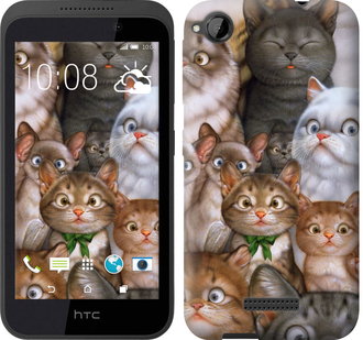 

Чехол коты для HTC Desire 320 476394