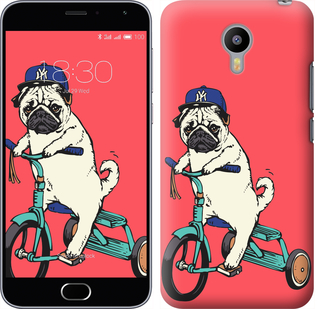 

Чохол Мопс на велосипеді на Meizu M3 Max 87745