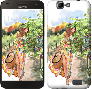 

Чехол Девушка Лето для Huawei Ascend G7 103117