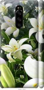 Чехол Белые лилии для Sony Xperia XZ4