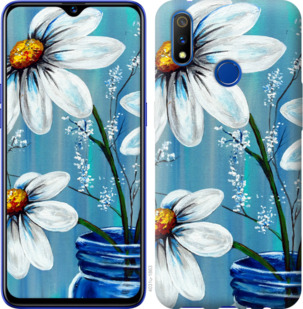 

Чохол Красиві арт-ромашки на Realme 3 Pro 921159