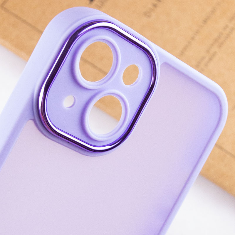 Заказать TPU+PC чехол Accent для Apple iPhone 13 (6.1") (White / Purple) на vchehle.ua