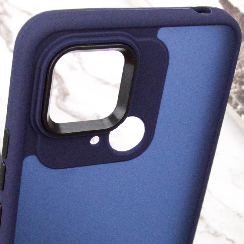 Купити Чохол TPU+PC Lyon Frosted на Xiaomi Redmi 10C (Navy Blue) на vchehle.ua