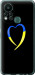 Чехол Жёлто-голубое сердце для Infinix Hot 11S