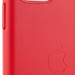 Фото Шкіряний чохол Leather Case (AA Plus) на Apple iPhone 11 Pro Max (6.5") (Crimson) в маназині vchehle.ua