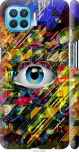 Чехол Абстрактный глаз для Oppo Reno 4 Lite