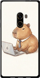 Чохол Funny Capybara CEO Working на Xiaomi Mi MiX 2