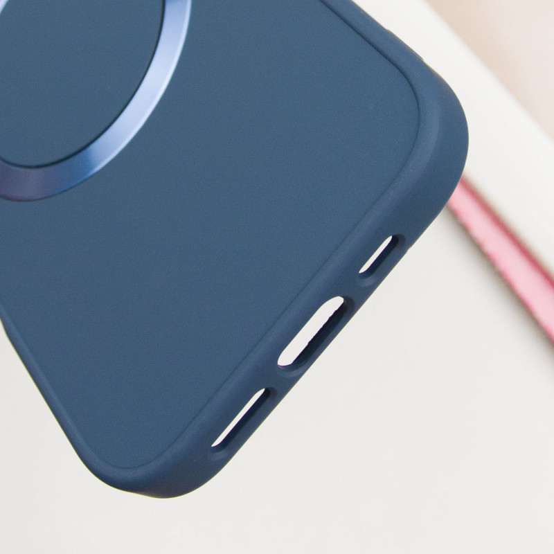 Купити TPU чохол Bonbon Metal Style with Magnetic safe на Apple iPhone 16 (6.1") (Синій / Cosmos Blue) на vchehle.ua