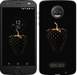 

Чехол Черная клубника для Motorola Moto G5 PLUS 700766