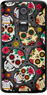 

Чехол Черепа для LG G2 1440888