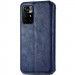 Фото Шкіряний чохол-книжка GETMAN Cubic (PU) на Xiaomi Poco M4 Pro 5G (Синій) на vchehle.ua