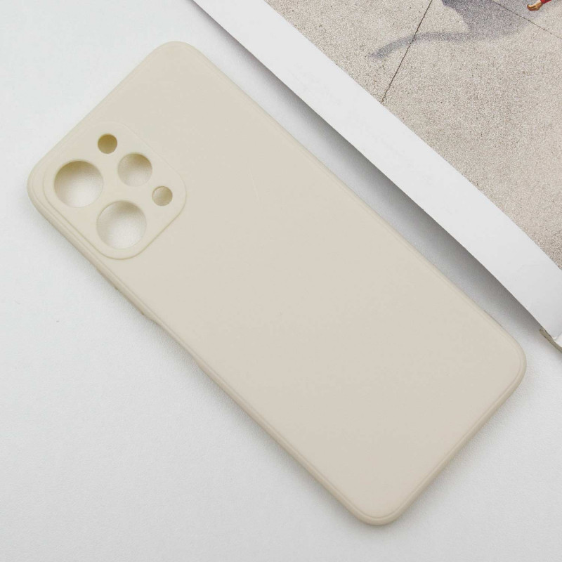 Фото Силиконовый чехол Candy Full Camera для Xiaomi Redmi 12 (Бежевый / Antique White) на vchehle.ua