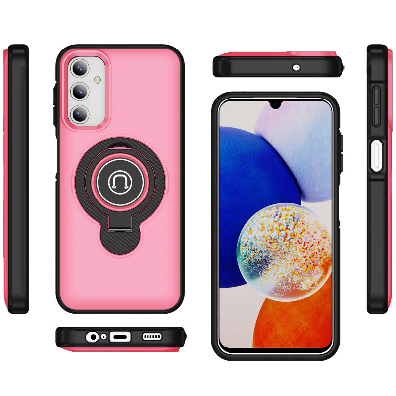 Фото TPU+Textured PC Magnet на Samsung Galaxy A14 4G/5G (Pink) в маназині vchehle.ua
