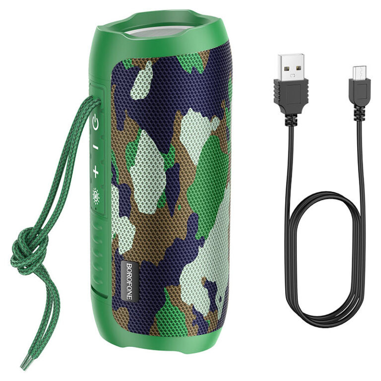 Фото Bluetooth Колонка Borofone BR21 (Camouflage Green) на vchehle.ua