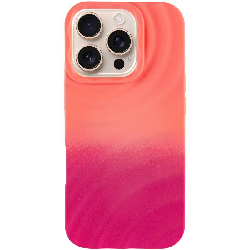 Фото Чохол TPU ColorWave на Apple iPhone 16 Pro (6.3") (Peach / Pink) на vchehle.ua