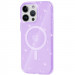 Чехол TPU Galaxy Sparkle (MagFit) для Apple iPhone 16 Pro Max (6.9") (Purple+Glitter)