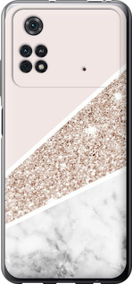 Чохол Пастельний мармур на Xiaomi Poco M4 Pro